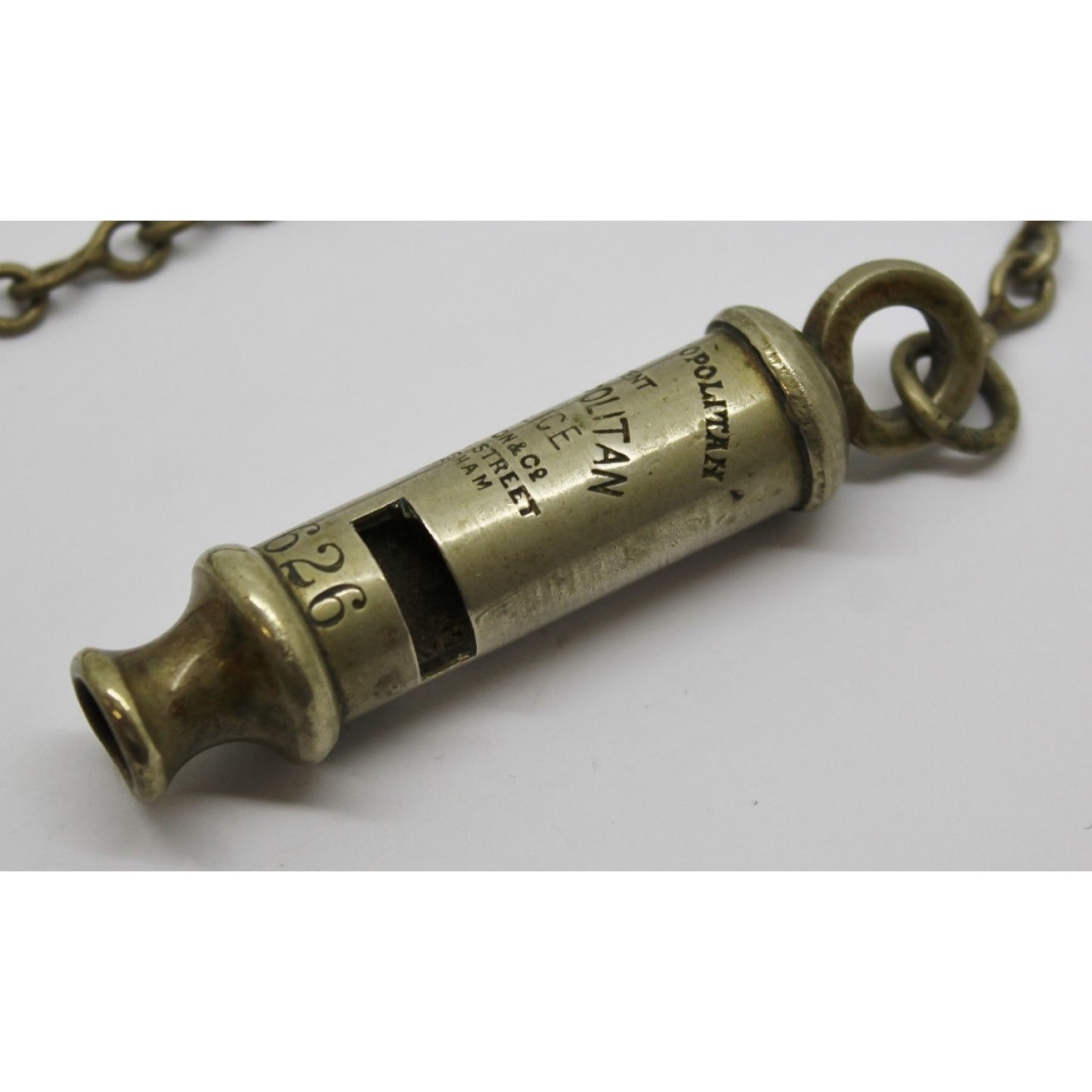 骨董] Metropolitan Police Whistle N.65610-